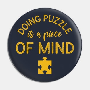 Funny Puzzle Pin