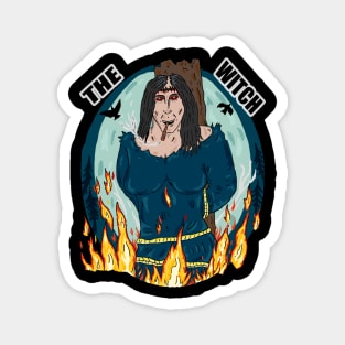 witch in the woods Magnet