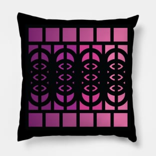 “Dimensional Cloning” - V.6 Purple - (Geometric Art) (Dimensions) - Doc Labs Pillow