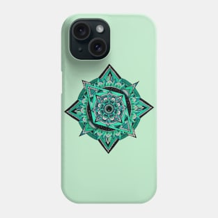 Turquoise Mandala Phone Case