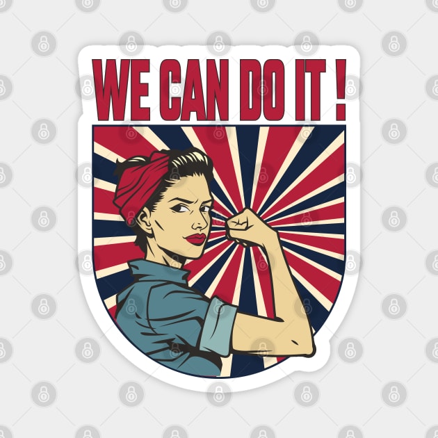 We Can Do It Magnet by MZeeDesigns