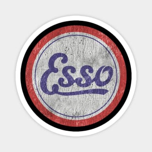 esso distressed vintage logo Magnet