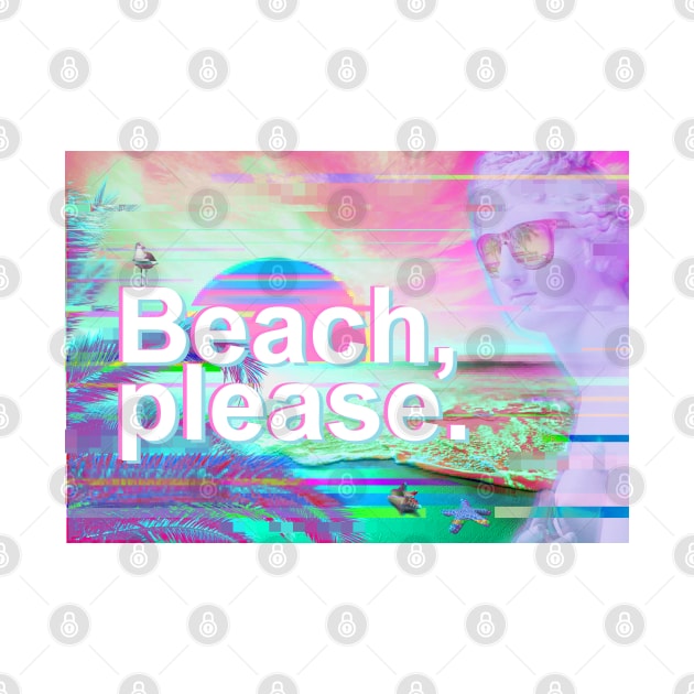 beach please vaporwave by FandomizedRose