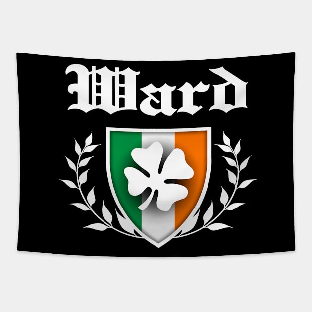 Ward Shamrock Crest Tapestry by robotface