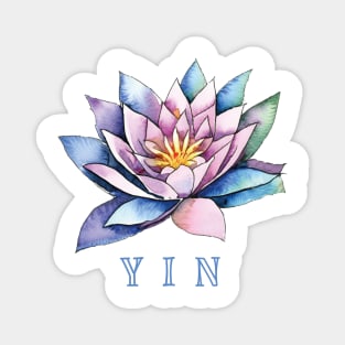 Yin Yoga Lotus Flower Magnet
