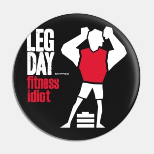 Leg day skipped-album cover parody Pin