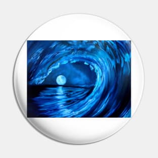 Moonlit Wave Pin