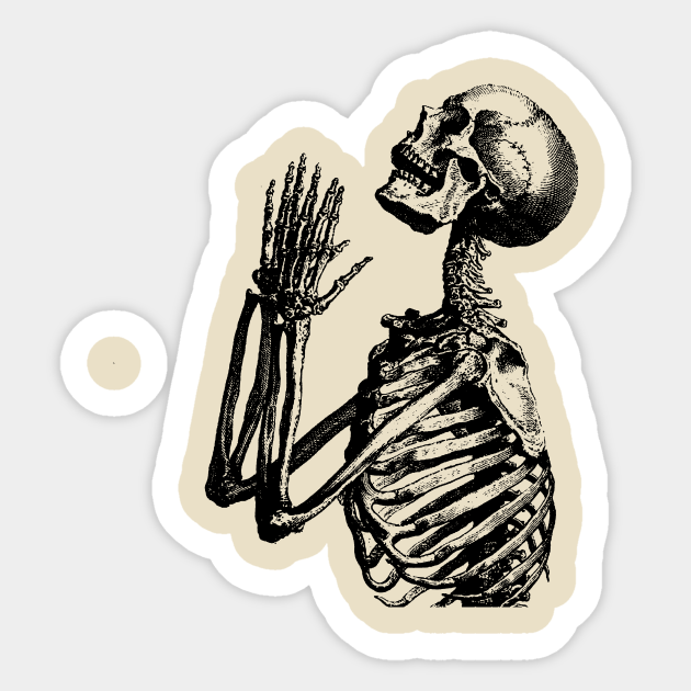 Skeleton Sticker - Skeleton - Sticker