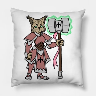 Tabaxi Paladin Pillow