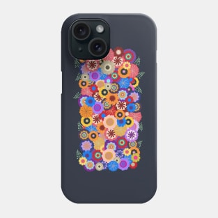 Folk Art Flowers Japanese Spring Pattern Phone Case