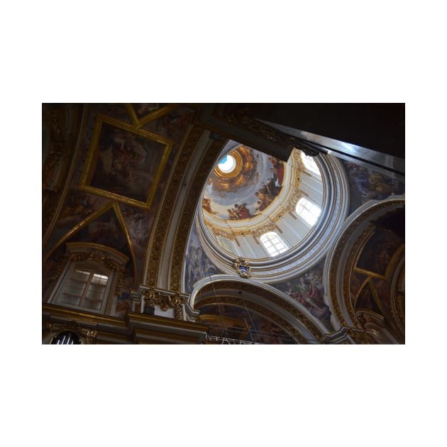 St Paul's Cathedral Ceiling. Mdina, Malta by IgorPozdnyakov