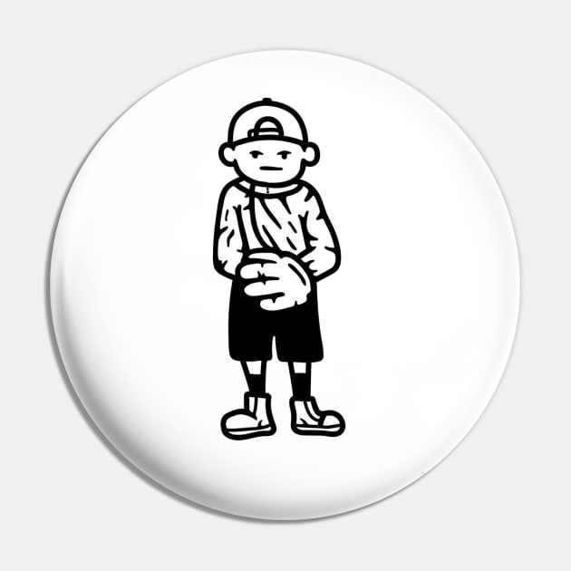 Playground Legends Baseball Pin by jonnyfastball