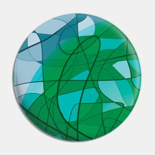 Green Canyon Mosaic Pin