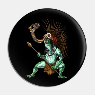 Aztec Warrior Deity Cueyatl Pin