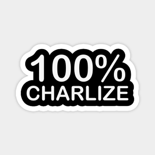 Charlize name, father of the groom gifts for wedding. Magnet