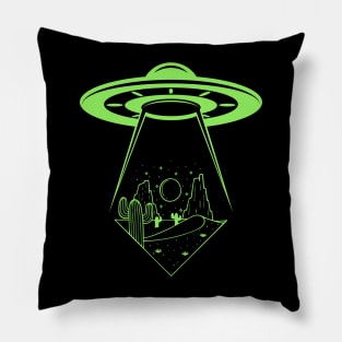 Desert UFO Pillow