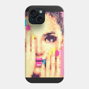 Coy Lady Peeking Phone Case