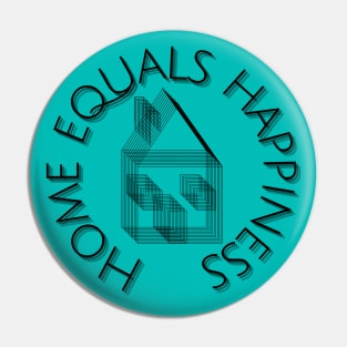 Home equals happiness Pin