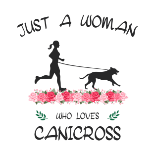 Just a Woman who Loves Canicross T-Shirt