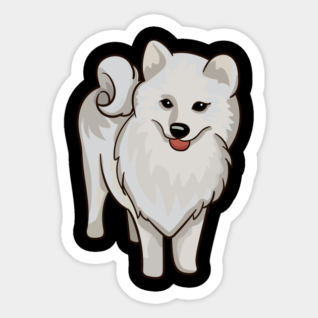Samoyed Cute Dog Samoyed Sticker Teepublic
