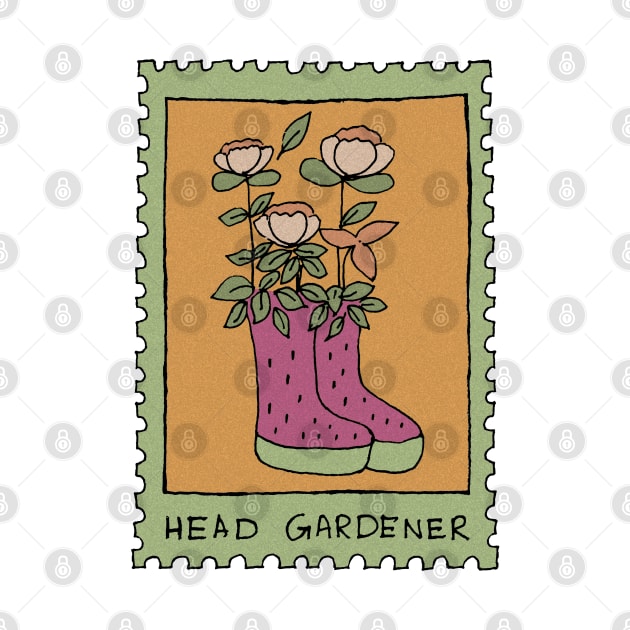 HEAD GARDENER STAMP by HAVE SOME FUN