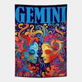 Gemini Zodiac Sign Tapestry