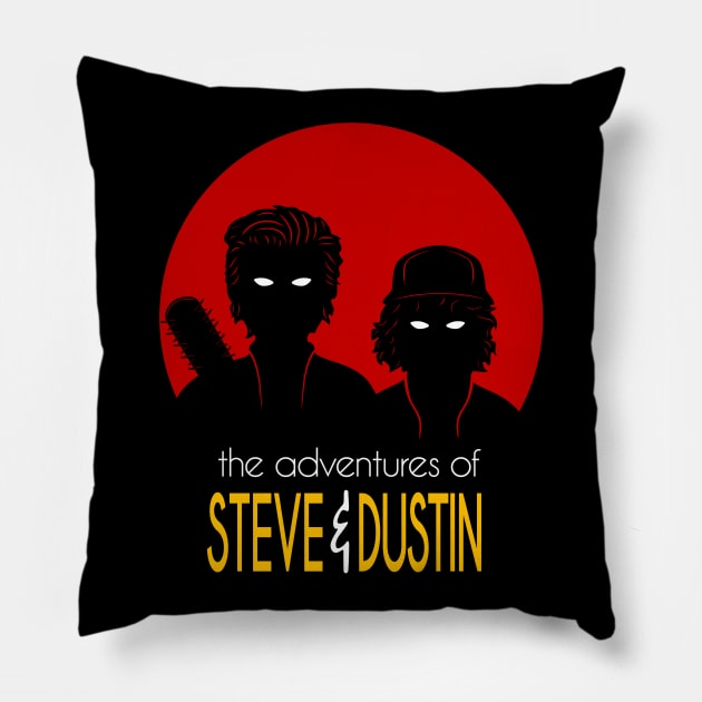 The adventure of Steve & Dustin Pillow by Melonseta