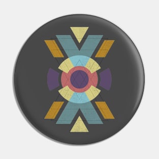 Retro shapes Pin