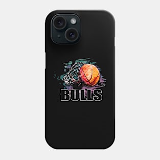 Retro Pattern Bulls Basketball Classic Style Phone Case