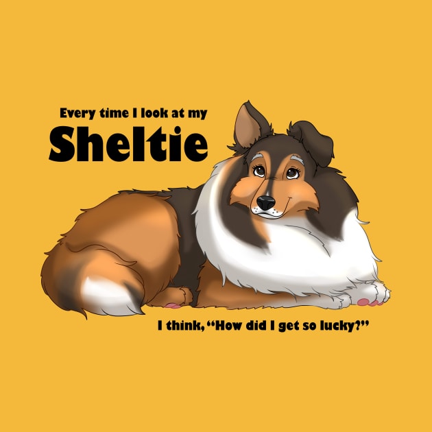 Lucky Sheltie by You Had Me At Woof