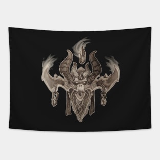 Demon hunter crest Tapestry