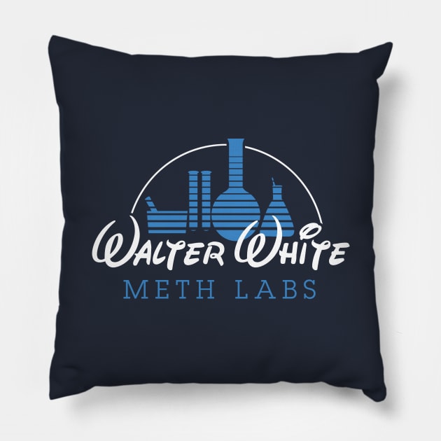 Walter White Meth Labs Pillow by scribblejuice