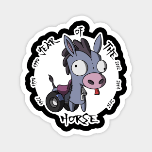 Gir, Year of the Horse Magnet