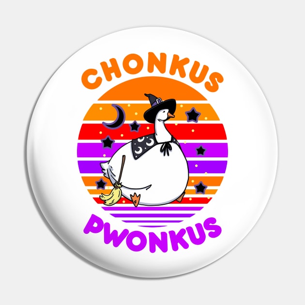 Honkus Ponkus Halloween Goose Pin by TASAAGOR