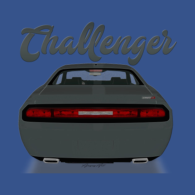 Discover Challenger Srt-8 Silver Back - Challenger - T-Shirt