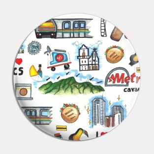 Caracas City Pin