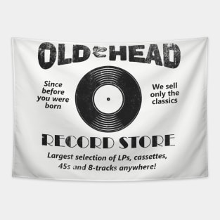 Old Head Record Store Tapestry