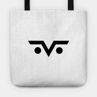 Angry Owl Eyes in modern art Tote