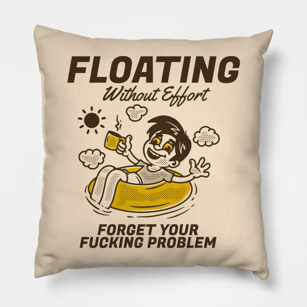 Floating without effort Pillow by adipra std