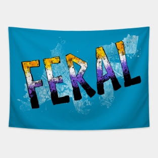 Feral Pride - Non-binary Tapestry