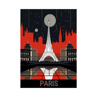 Timeless Elegance of the Eiffel Tower (Paris) T-Shirt