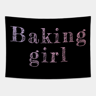 Baking girl Tapestry