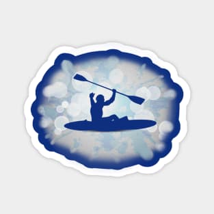 Kayak On The Water Magnet