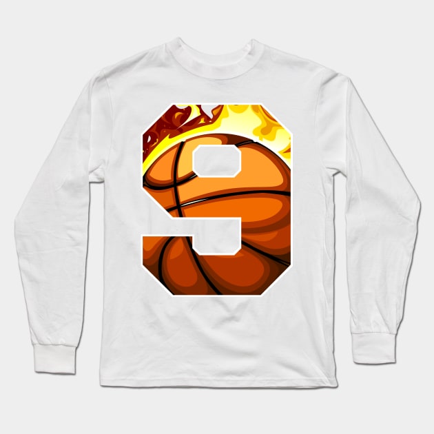Custom Long-sleeve Basketball Shirt, Personalized Long Sleeved