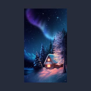 Cabin under the stars T-Shirt