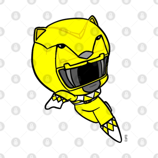 Chibi Yellow Ranger by Not Too Shoddy