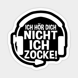 Headphone Nicht Ich Zocke Magnet