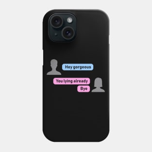 Man and Woman Chat Bubble Phone Case