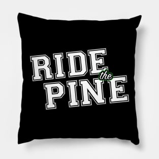 Ride the Pine Collegiate Logo Pillow