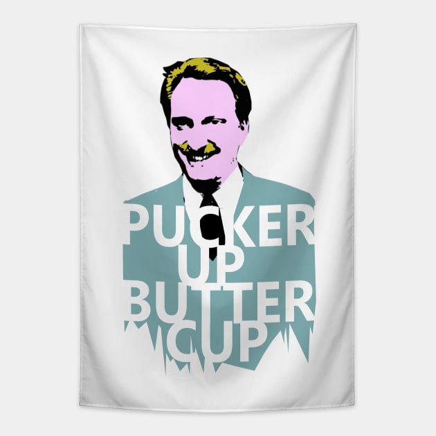 Pucker Up Butter Cup Tapestry by flimflamsam